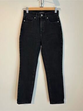 Banana Republic Black Ultra High-Rise Slim Jeans, Size 25 Petite